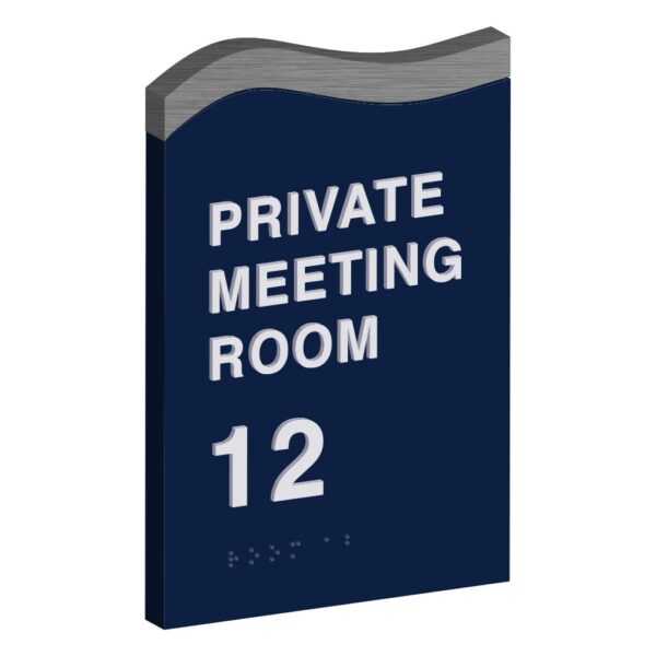 Private Meeting Room Sign for wayfinding and hospitality signs by premier sign company offering top quality hotel signs, building directory signs, and room numbers for hotels.