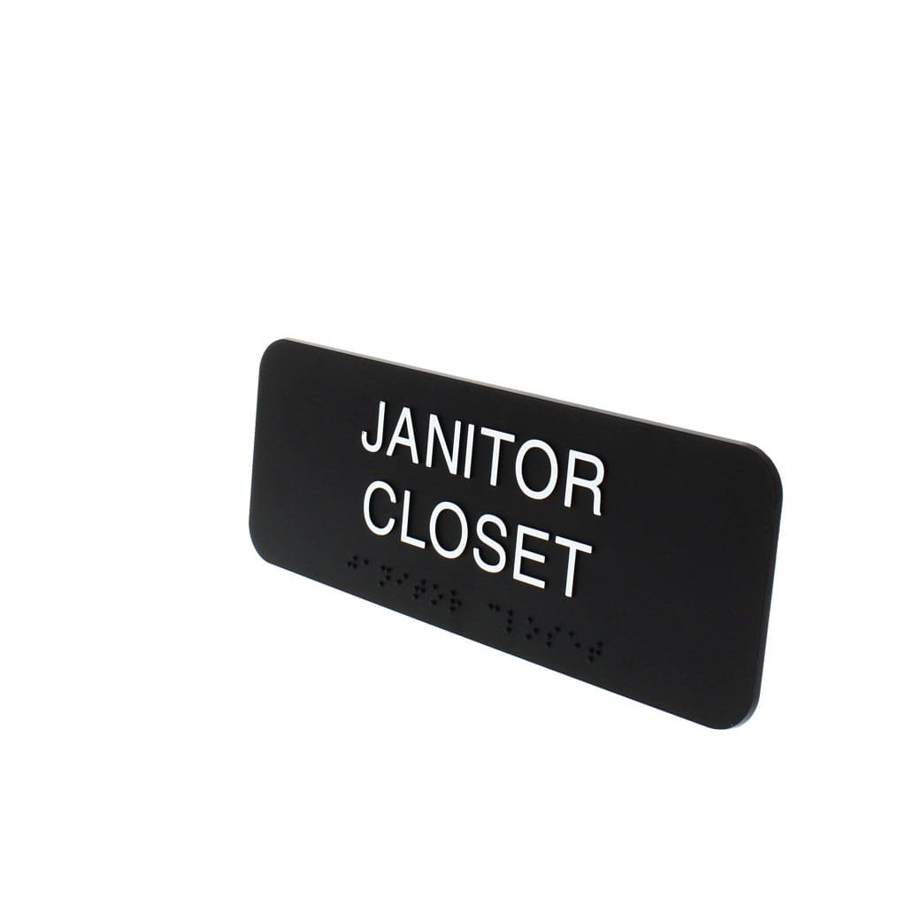 Janitor Closet Sign Identity Group