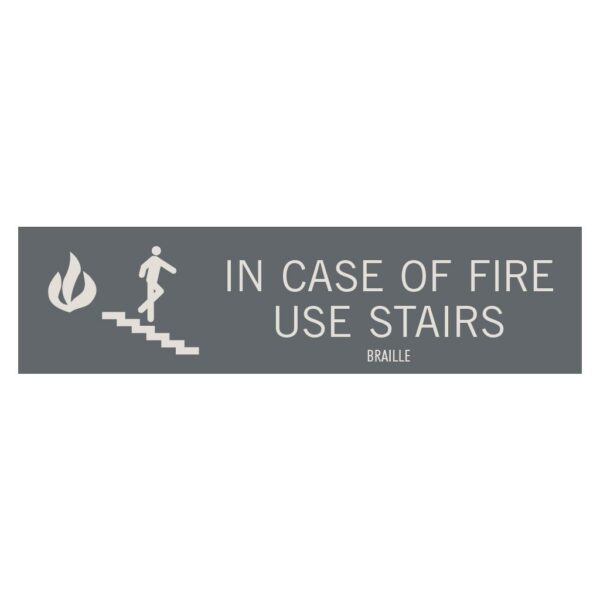 For Sale: In Case of Fire use stairs ADA Compliant Signs. A Hotel Fire Safety Door Signage