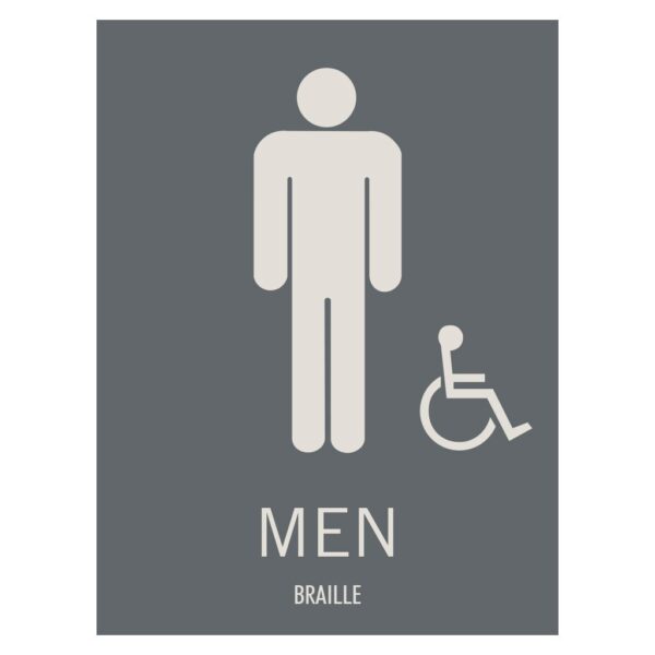 Hyatt House Men Hotel and Retail Restroom Wall Sign, ADA Compliant Room Signs and ADA Restroom Signs for Sale