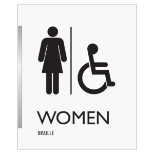 Radisson Women Retail Restroom Wall Sign, ADA Compliant Room Signs and ADA Restroom Signs for Sale