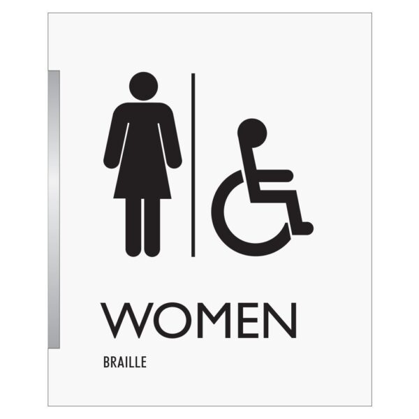 Radisson Women Retail Restroom Wall Sign, ADA Compliant Room Signs and ADA Restroom Signs for Sale
