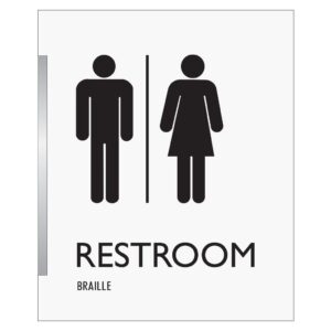 Radisson Retail Restroom Wall Sign, ADA Compliant Room Signs and ADA Restroom Signs for Sale