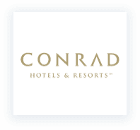 Brand signs for Hotels: CONRAD Hotel and Resort Hospitality Signs