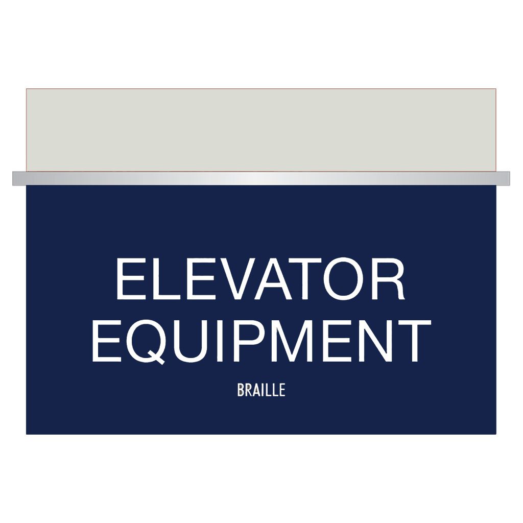 Elevator Equipment Signs with braille for Hotels, Retail Stores, and office to match visual merchandising and visual decor by a premier sign company