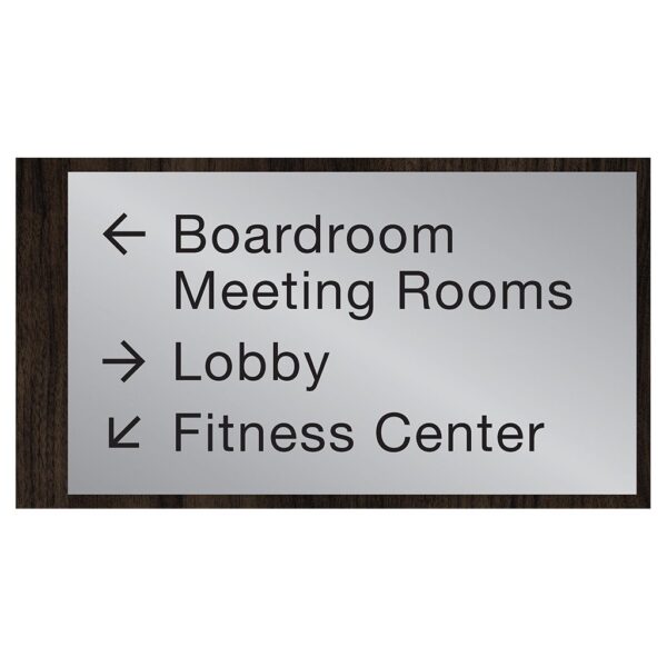 90557-4 Custom Interior Signage, Wayfinding Signage, ADA Compliant Signs, Hospitality Signs, Braille hotel room number signs, by IDG sign manufacturer near me