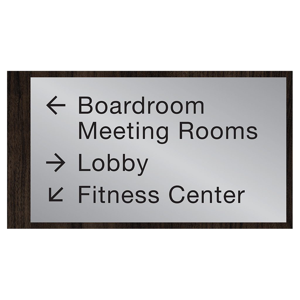 90557-4 Custom Interior Signage, Wayfinding Signage, ADA Compliant Signs, Hospitality Signs, Braille hotel room number signs, by IDG sign manufacturer near me