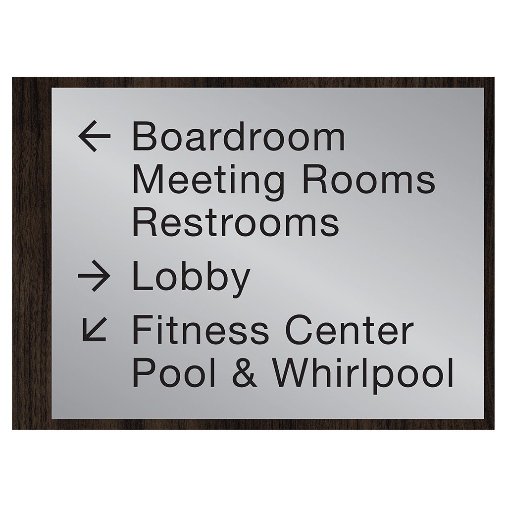 90558-6 Custom Interior Signage, Wayfinding Signage, ADA Compliant Signs, Hospitality Signs, Braille hotel room number signs, by IDG sign manufacturers near me