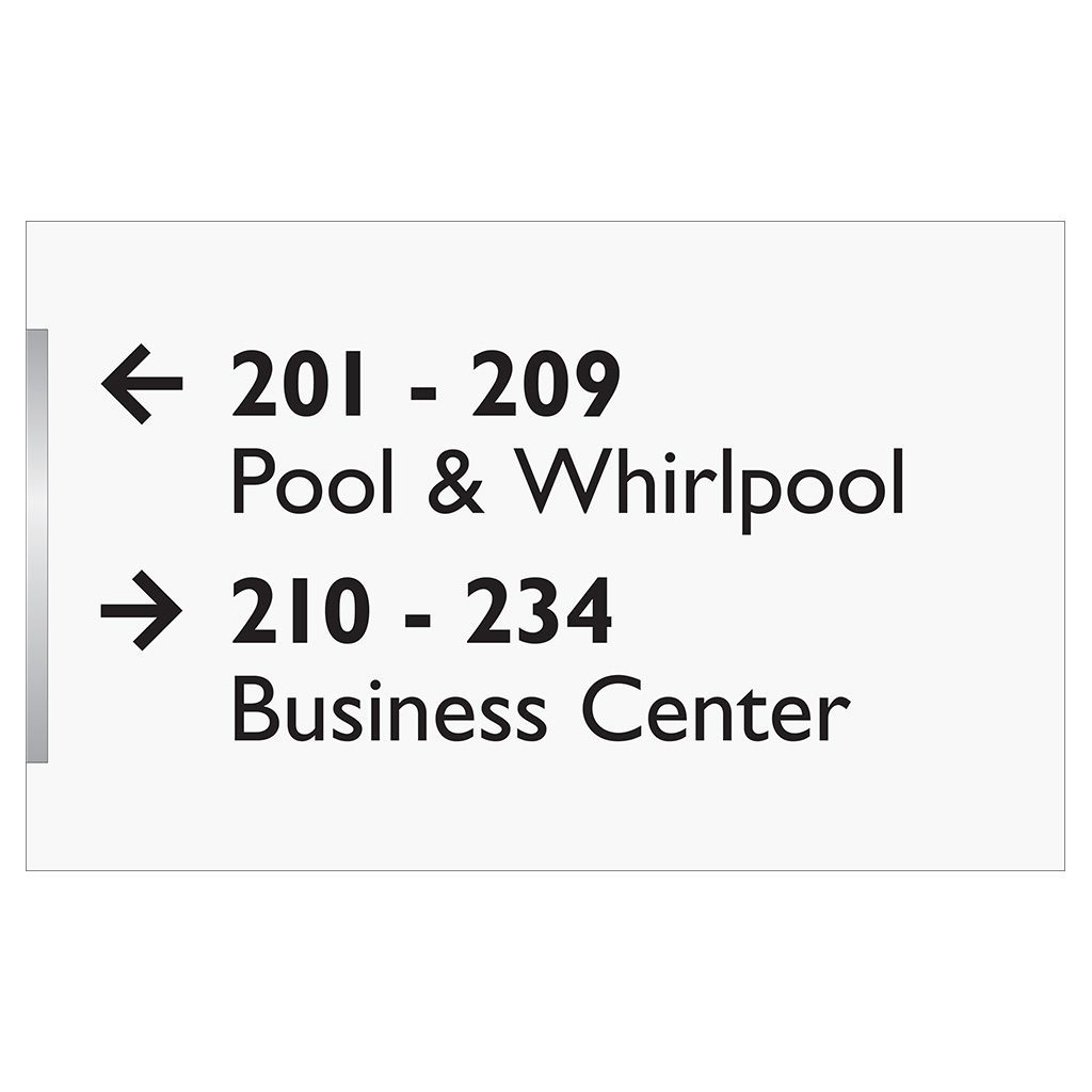 Pool, Whirlpool and Business Center signage - Accessibility signs, ada signs, hospitality signs, and wayfinding signage by IDG