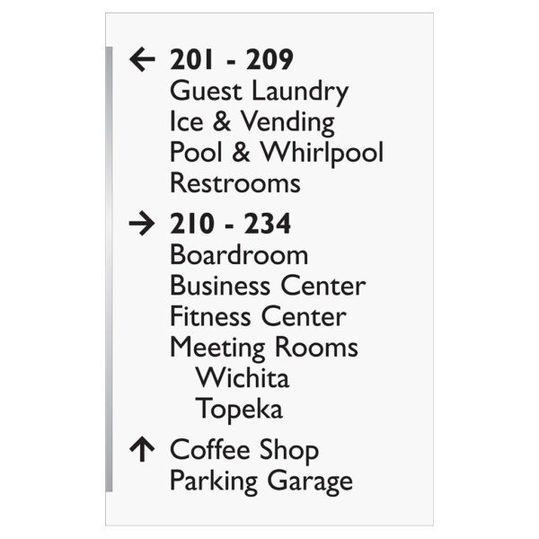 Accessibility signs, ada signs, hospitality signs, and wayfinding signage