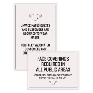 Face Cover Sign