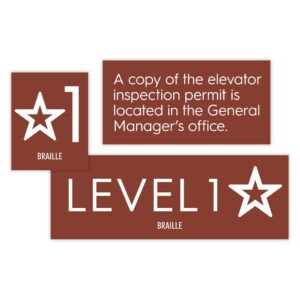 Elevator/Stair Signs