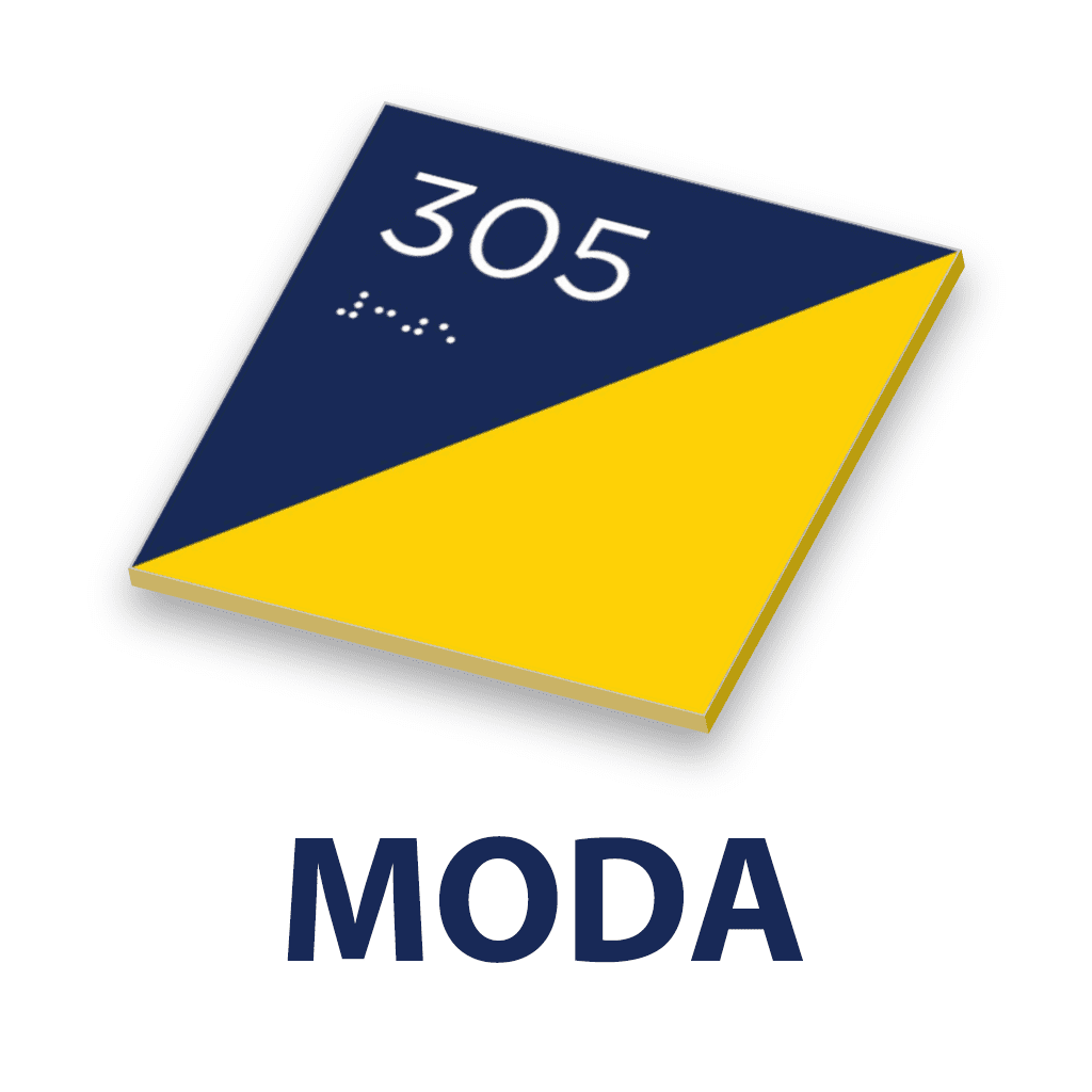 MODA Hotel Signs: Hotel Room Signs, Hotel Signage Guidelines, and Hotel Directional signage.