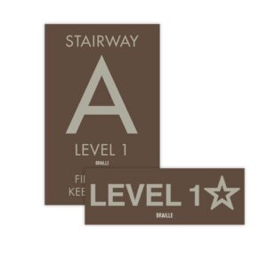 Stairs/Elevator Signs