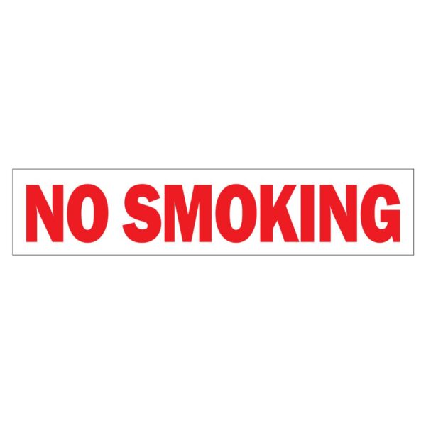 ag decal red 2 inch no smoking