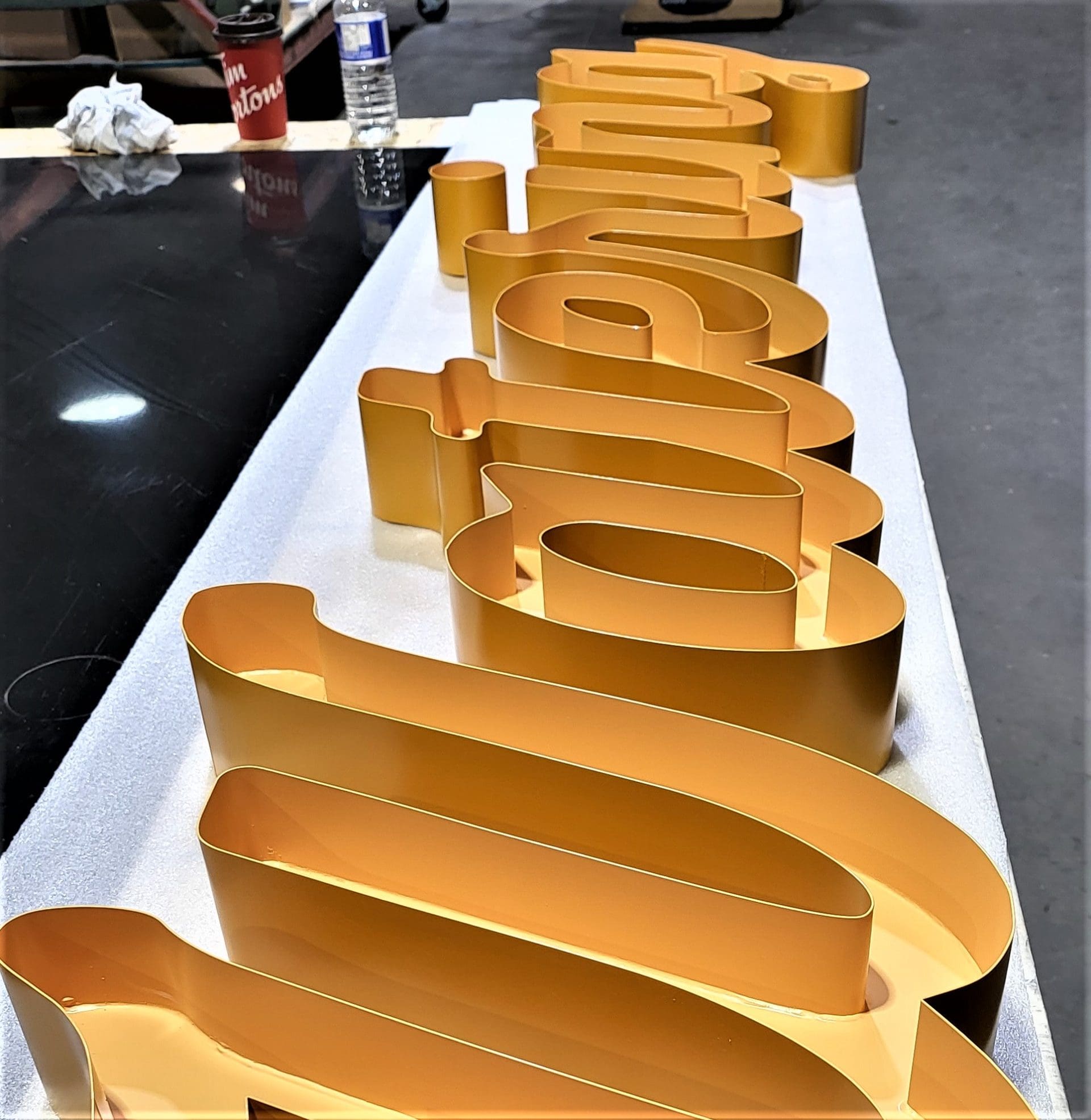 Waterinng Hole Letters | Canned Letters from IDG